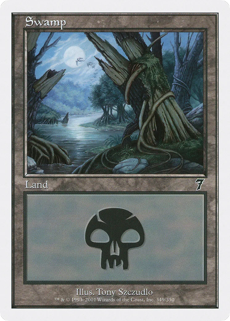 Swamp — Seventh Edition — Magic: The Gathering
