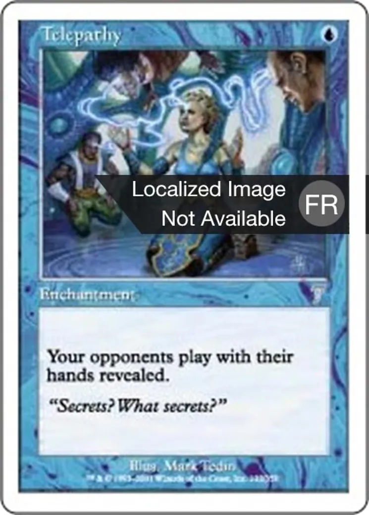 Télépathie — Seventh Edition — Magic: The Gathering