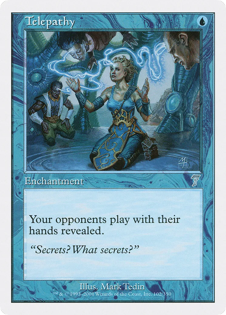Telepathy — Seventh Edition — Magic: The Gathering