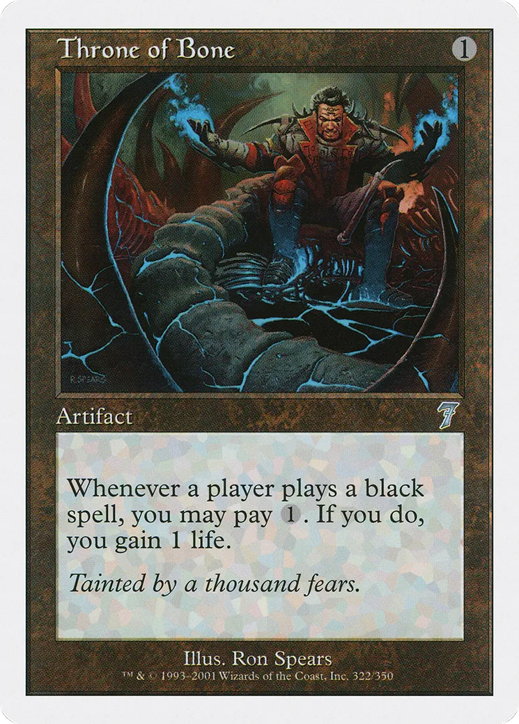Throne of Bone — Seventh Edition — Magic: The Gathering