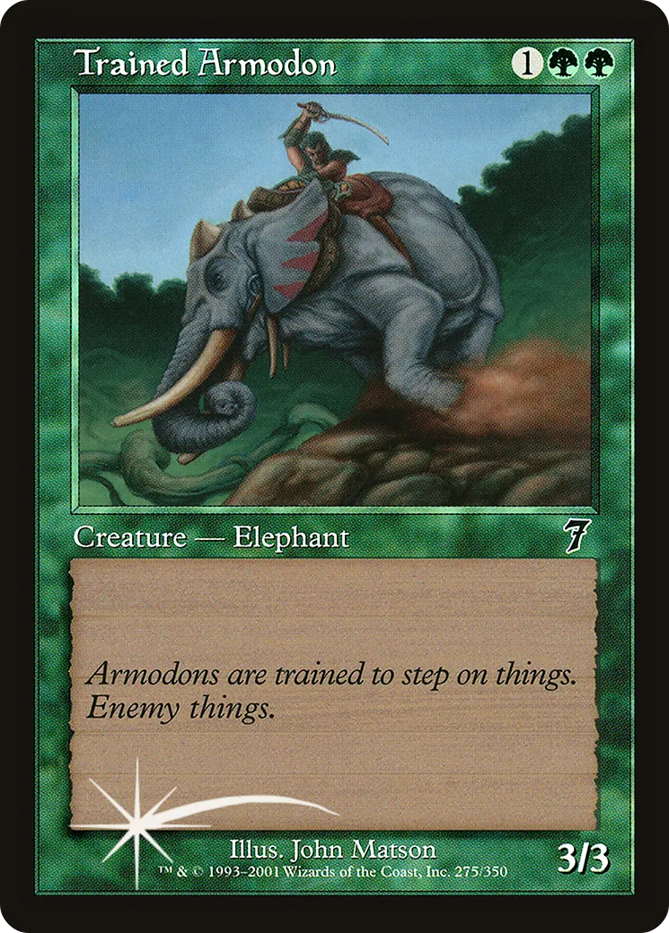 Armodon dressé — Seventh Edition — Magic: The Gathering