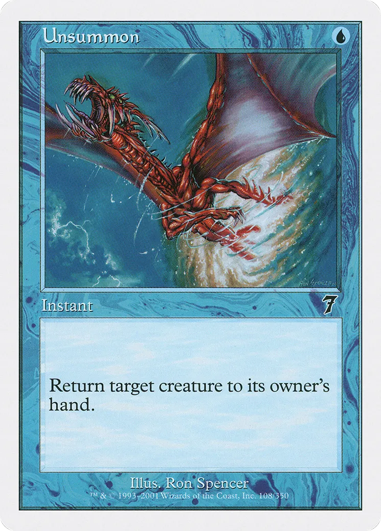 Désinvocation — Seventh Edition — Magic: The Gathering