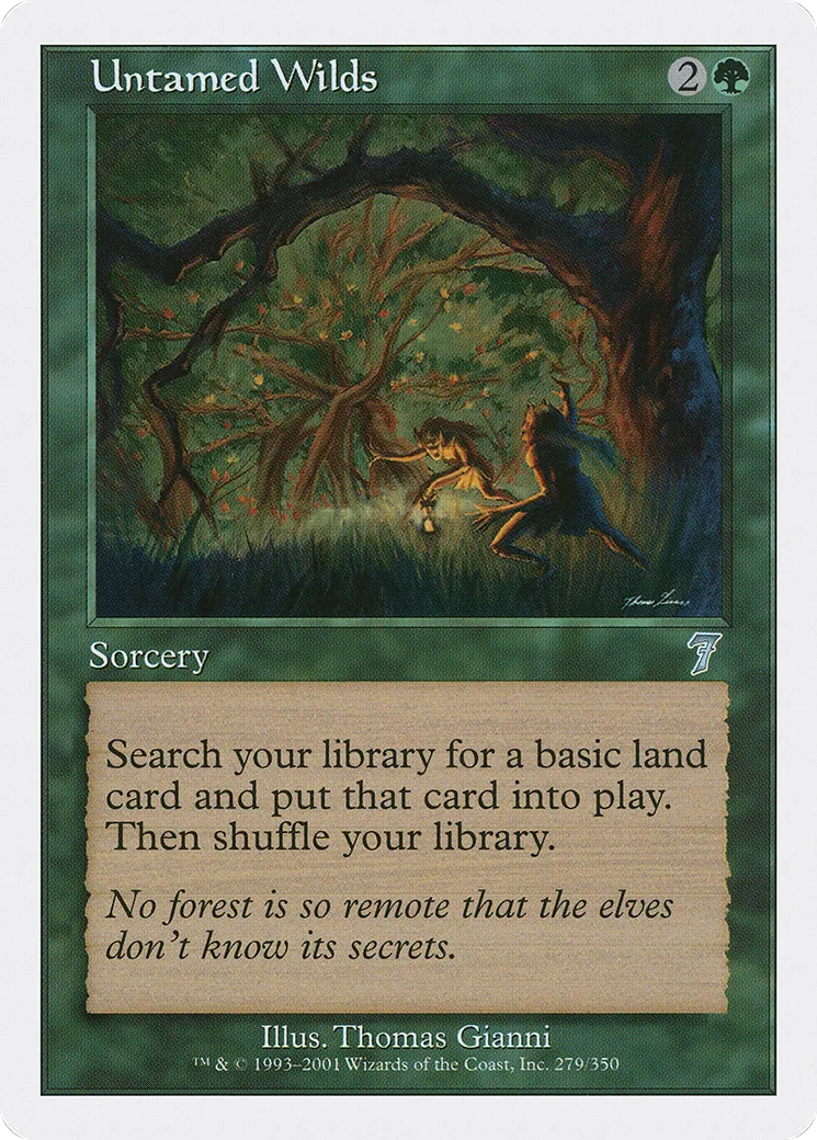 Untamed Wilds — Seventh Edition — Magic: The Gathering