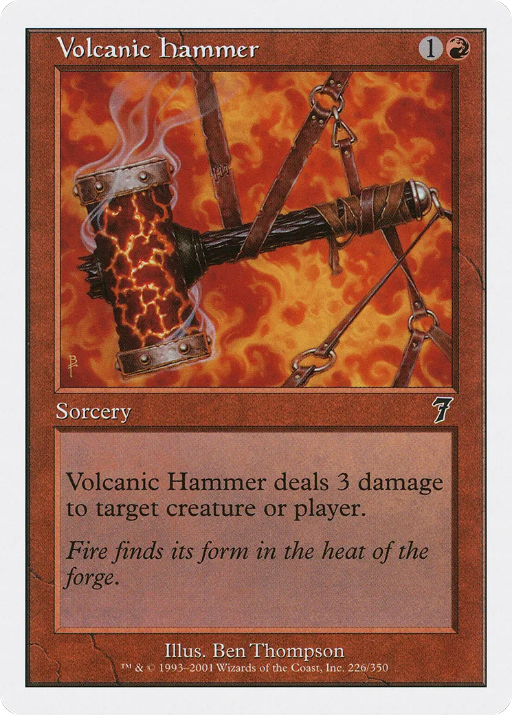 Marteau volcanique — Seventh Edition — Magic: The Gathering