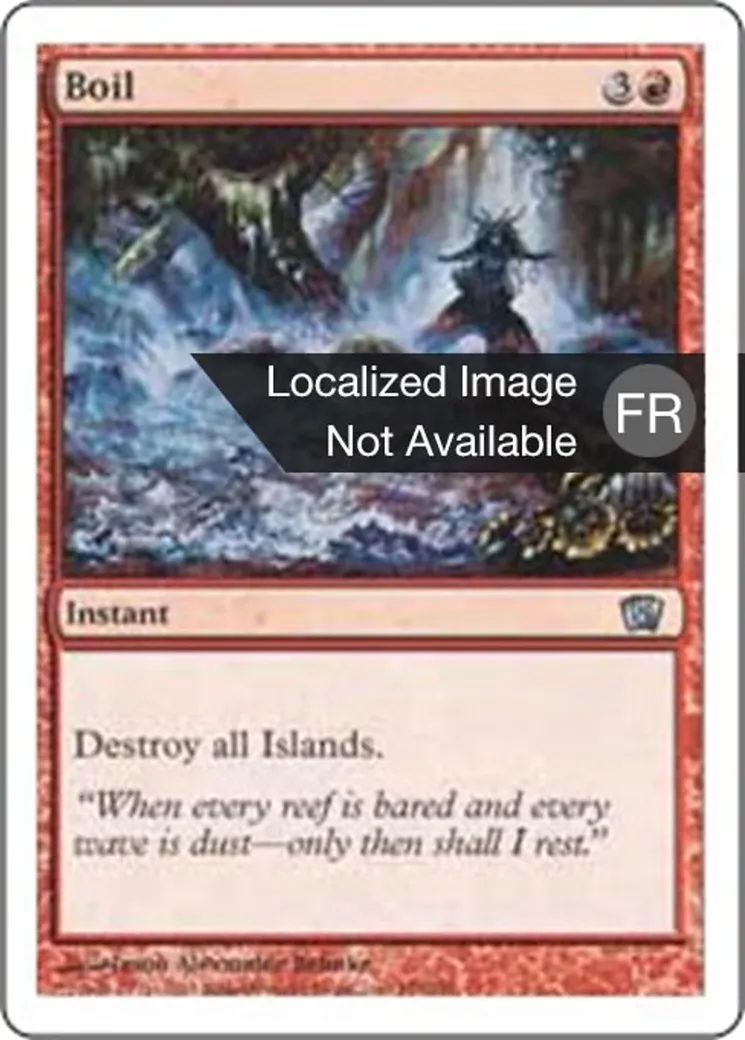 Bouillonnement — Eighth Edition — Magic: The Gathering