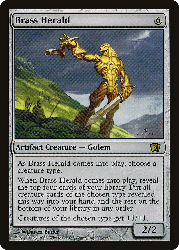 Héraut d'airain — Eighth Edition — Magic: The Gathering