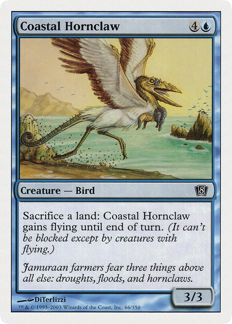 Coastal Hornclaw — Eighth Edition — Magic: The Gathering