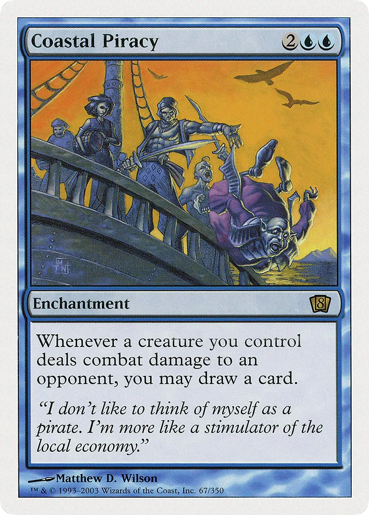 Coastal Piracy — Eighth Edition — Magic: The Gathering