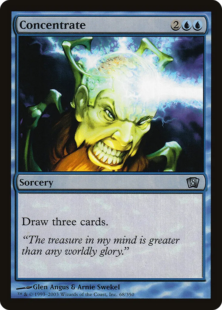 Concentration — Eighth Edition — Magic: The Gathering