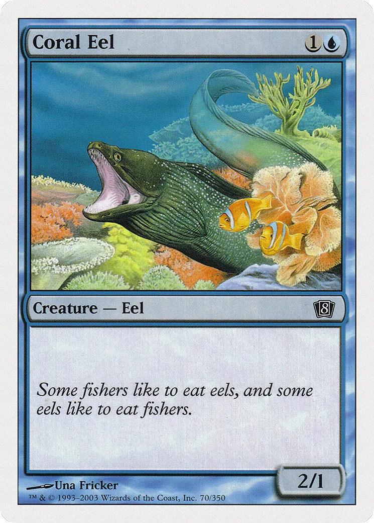 Coral Eel — Eighth Edition — Magic: The Gathering