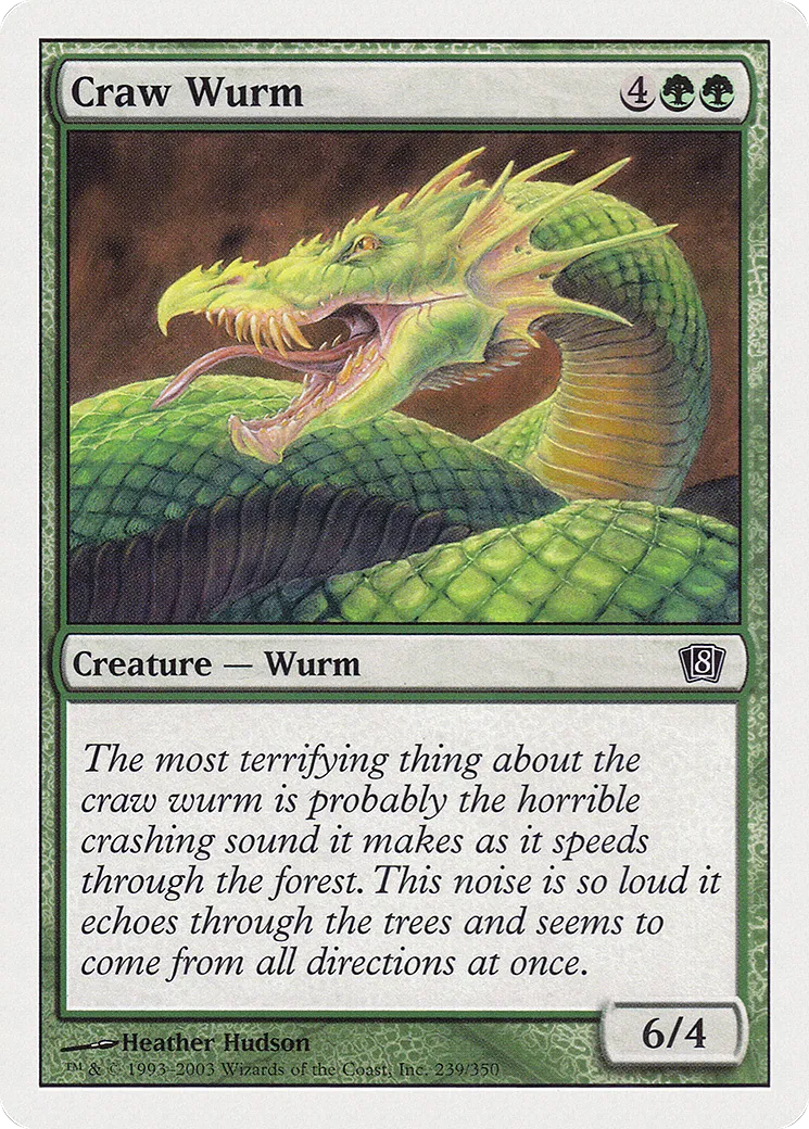 Guivre vorace — Eighth Edition — Magic: The Gathering