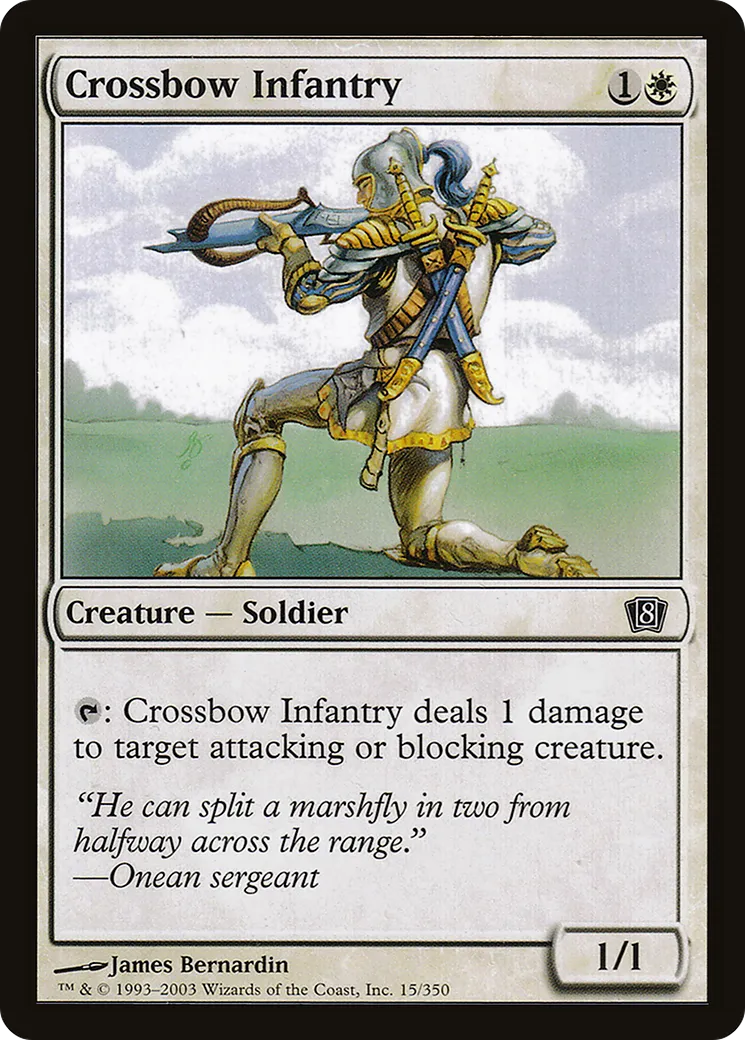 Crossbow Infantry — Eighth Edition — Magic: The Gathering