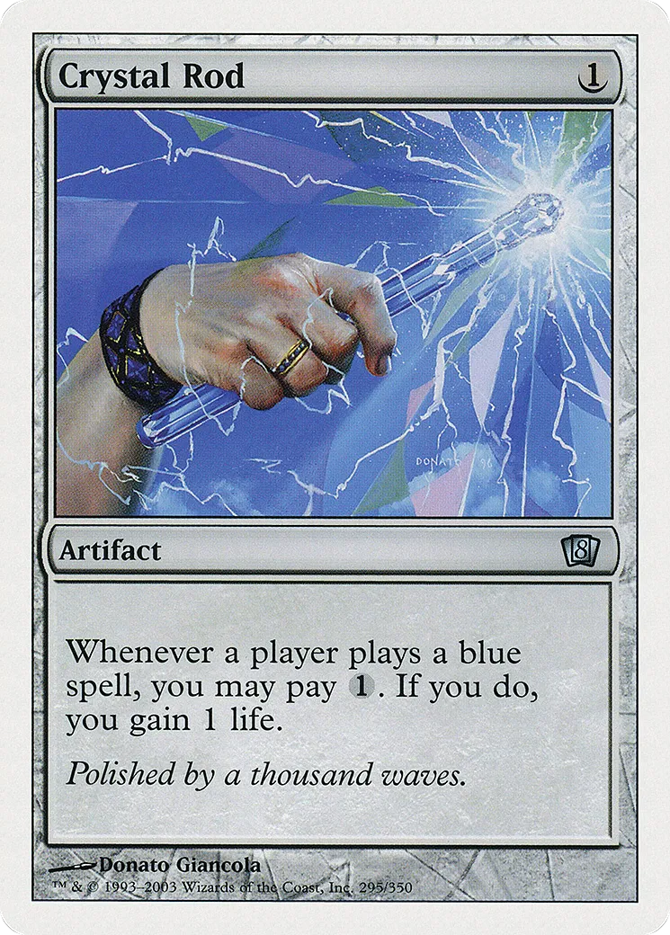 Crystal Rod — Eighth Edition — Magic: The Gathering