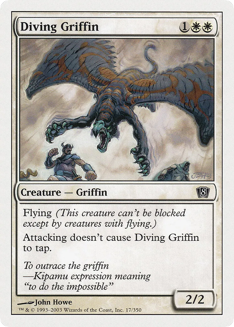 Diving Griffin — Eighth Edition — Magic: The Gathering
