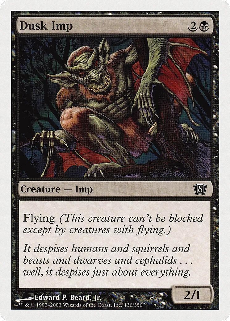 Diablotin du crépuscule — Eighth Edition — Magic: The Gathering