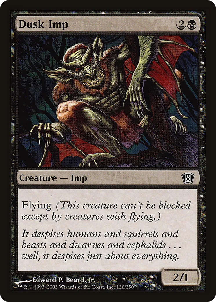 Dusk Imp — Eighth Edition — Magic: The Gathering