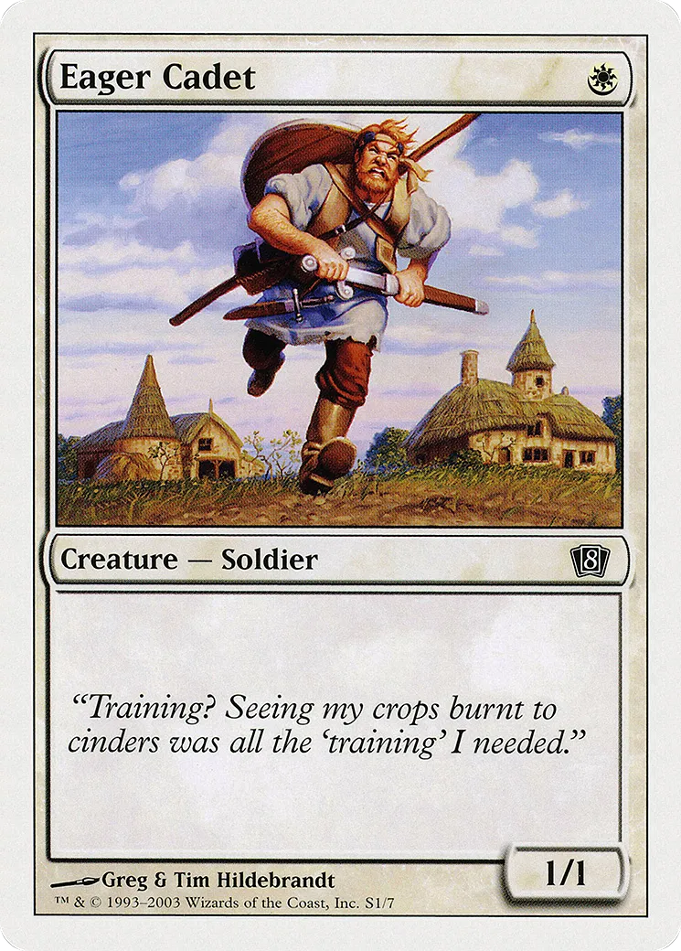 Cadet impatient — Eighth Edition — Magic: The Gathering