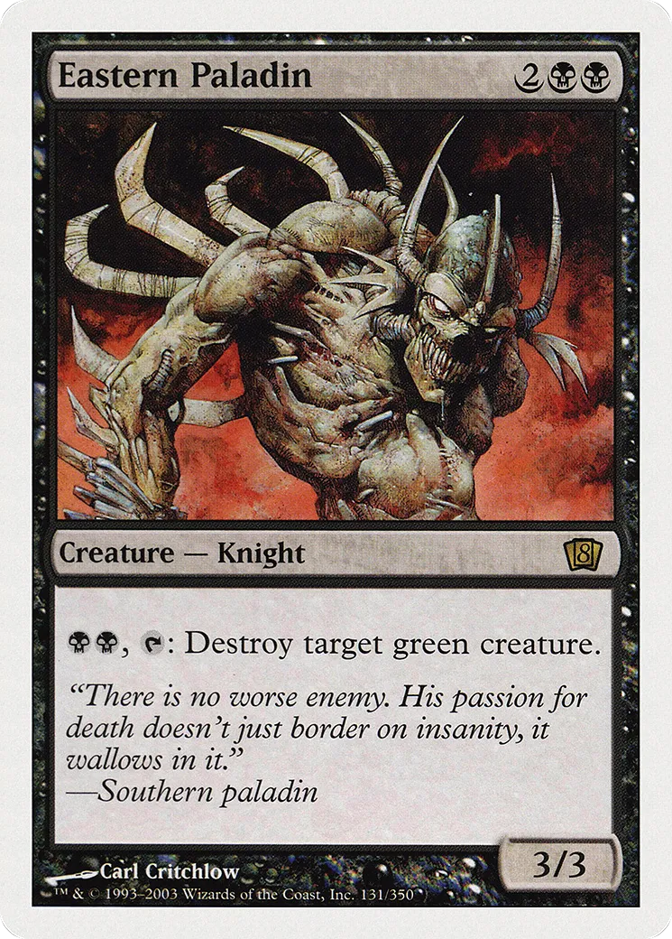 Paladin de l'Est — Eighth Edition — Magic: The Gathering