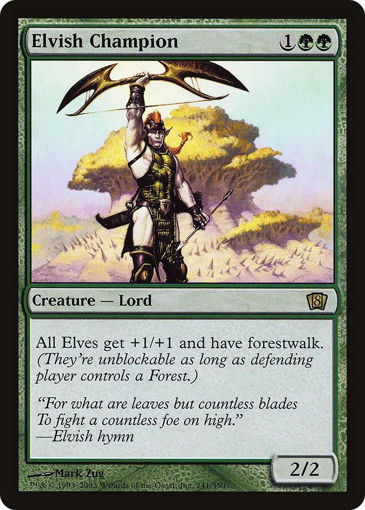 Championne elfe — Eighth Edition — Magic: The Gathering