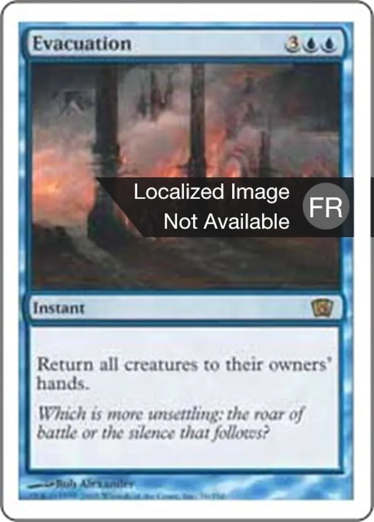 Évacuation — Eighth Edition — Magic: The Gathering