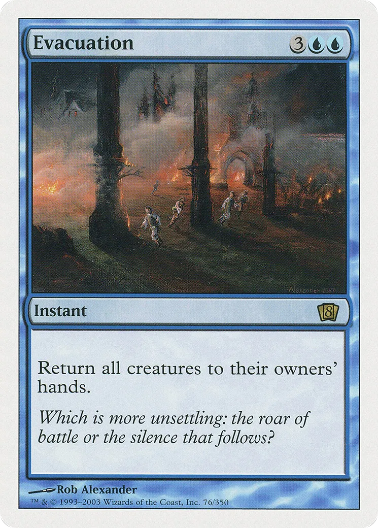 Évacuation — Eighth Edition — Magic: The Gathering
