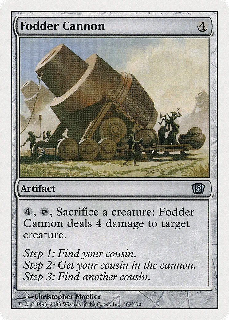 Canon à chair — Eighth Edition — Magic: The Gathering
