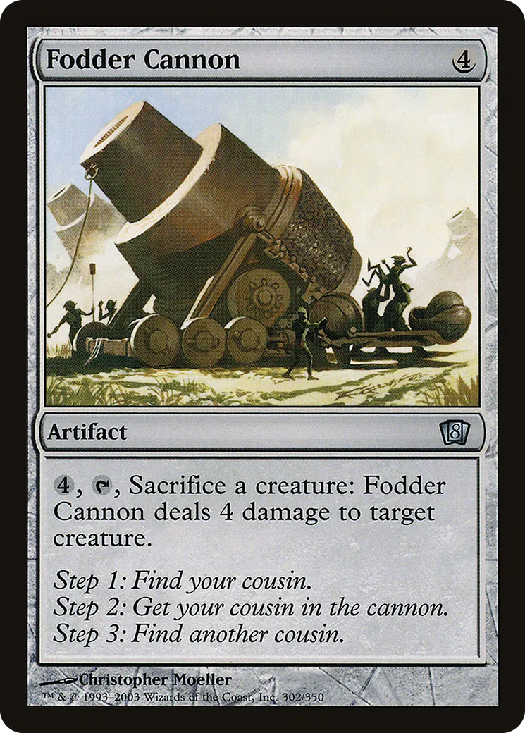 Fodder Cannon — Eighth Edition — Magic: The Gathering
