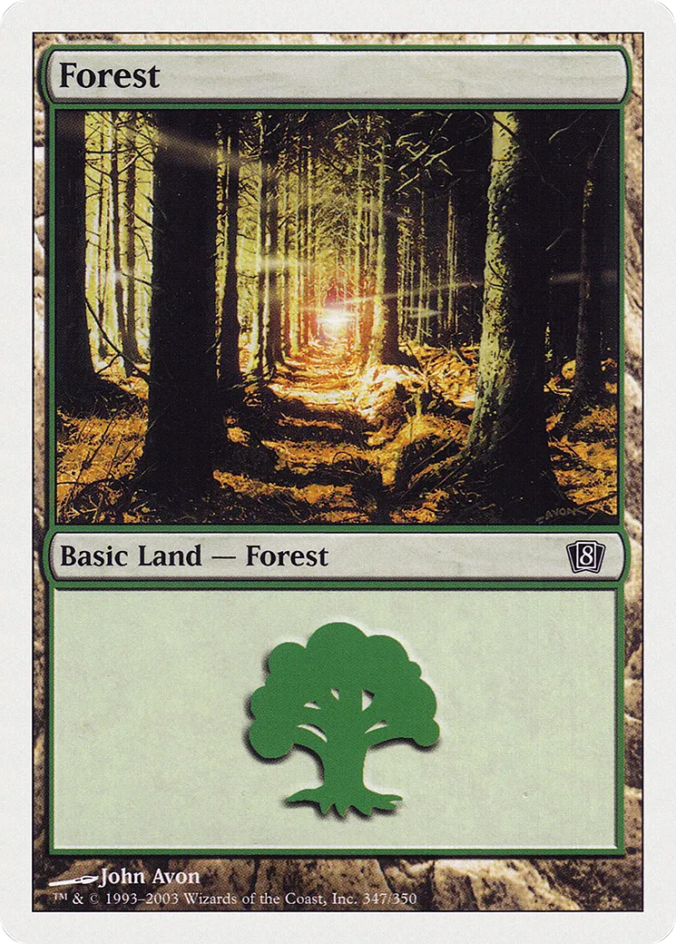 Forest — Eighth Edition — Magic: The Gathering