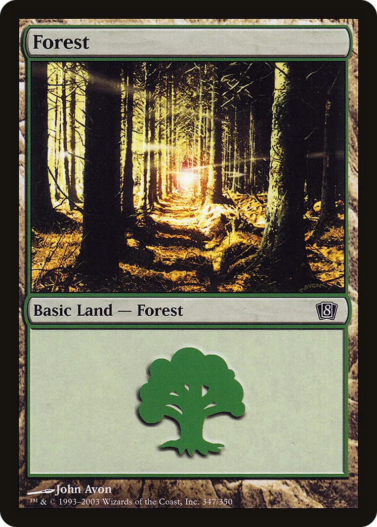 Forêt — Eighth Edition — Magic: The Gathering