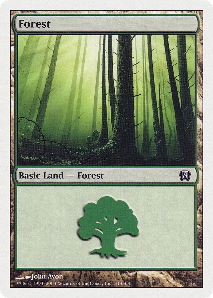 Forest — Eighth Edition — Magic: The Gathering