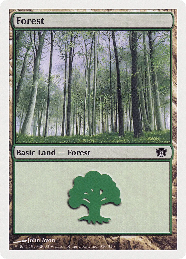Forêt — Eighth Edition — Magic: The Gathering