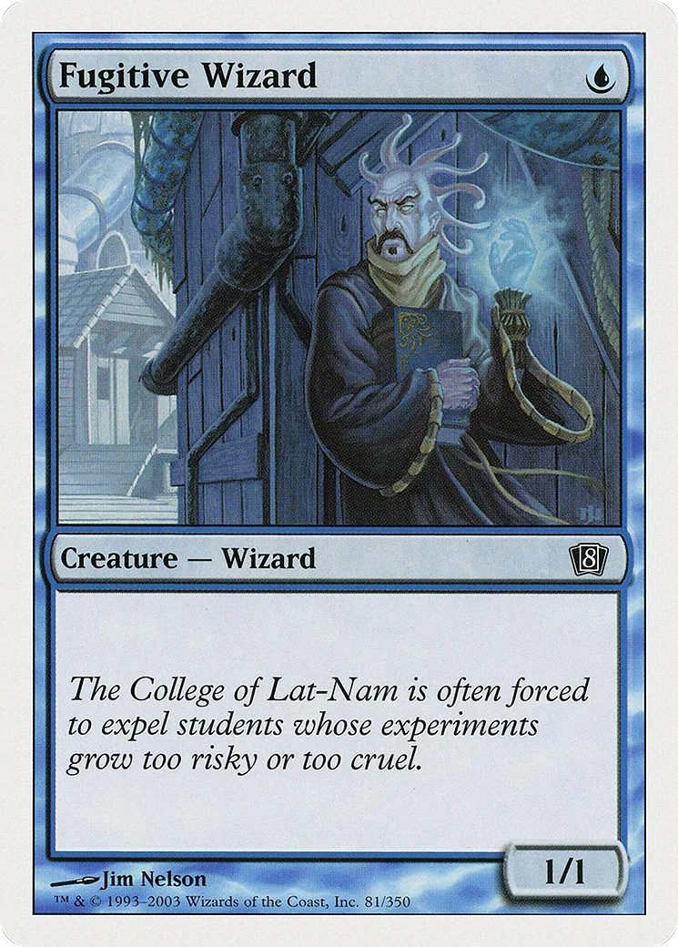 Sorcier fugitif — Eighth Edition — Magic: The Gathering