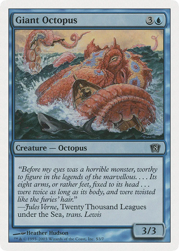 Pieuvre géante — Eighth Edition — Magic: The Gathering