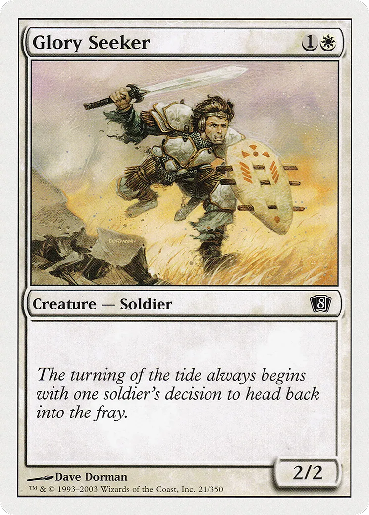 Glory Seeker — Eighth Edition — Magic: The Gathering