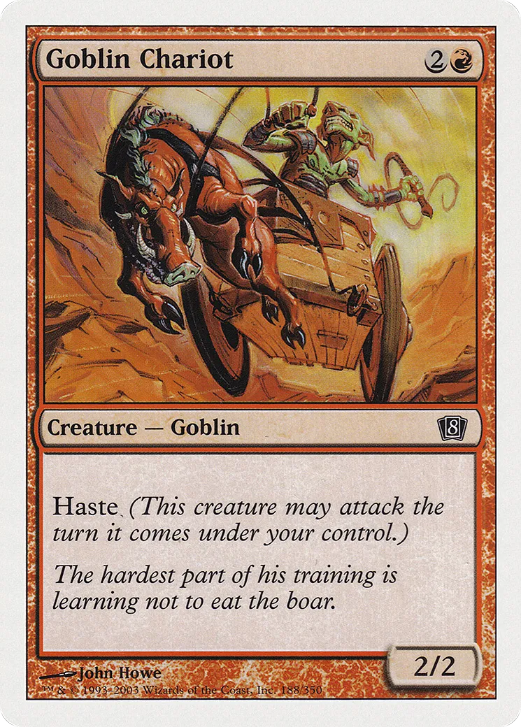 Goblin Chariot — Eighth Edition — Magic: The Gathering