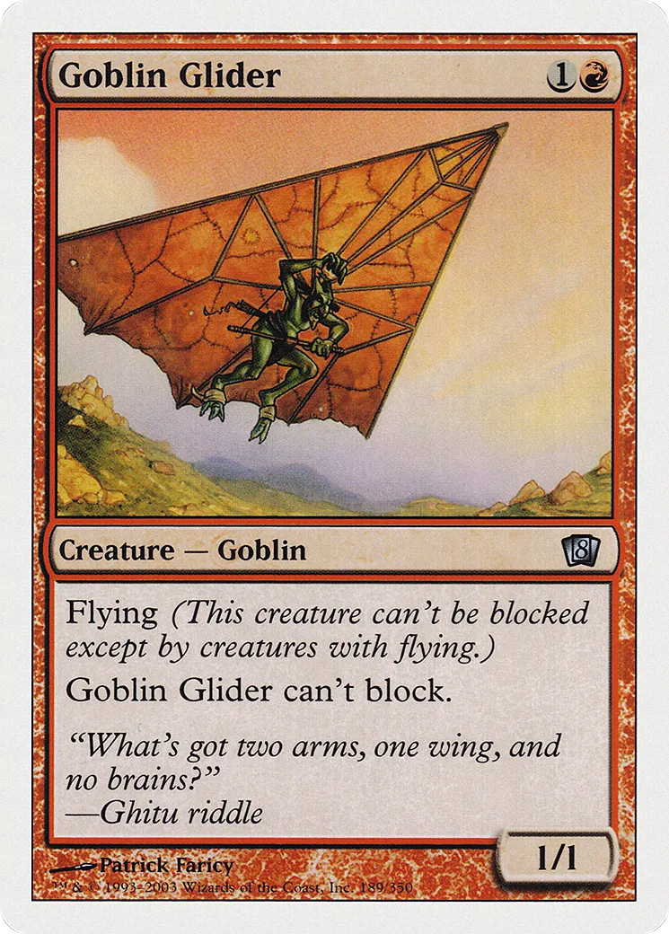 Goblin Glider — Eighth Edition — Magic: The Gathering