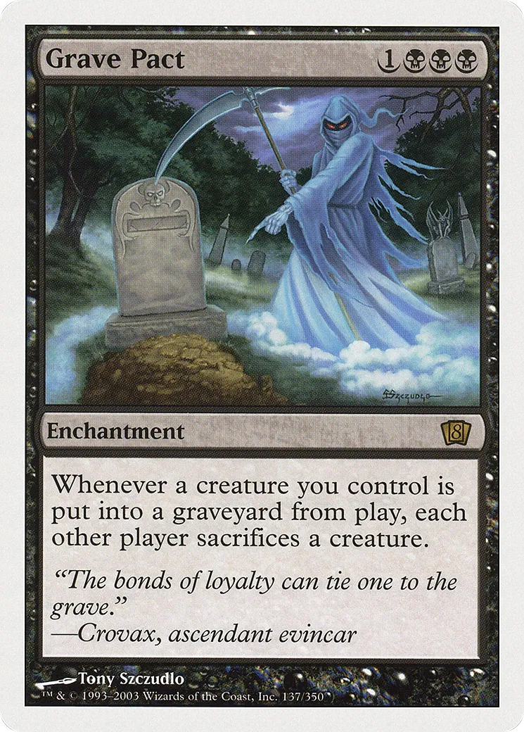 Grave Pact — Eighth Edition — Magic: The Gathering