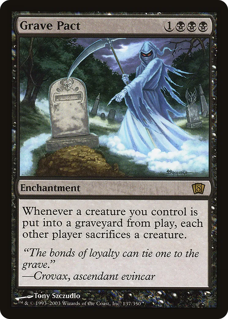 Grave Pact — Eighth Edition — Magic: The Gathering