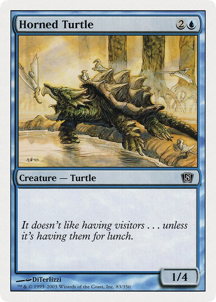 Tortue cornue — Eighth Edition — Magic: The Gathering