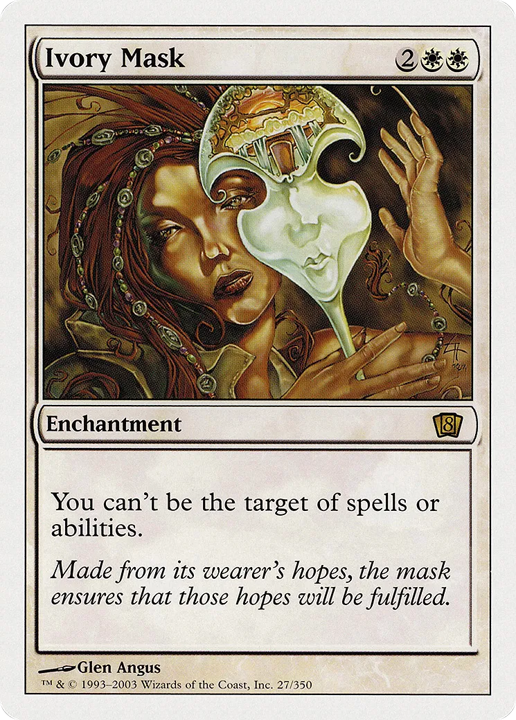 Ivory Mask — Eighth Edition — Magic: The Gathering