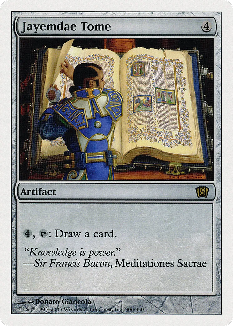 Jayemdae Tome — Eighth Edition — Magic: The Gathering
