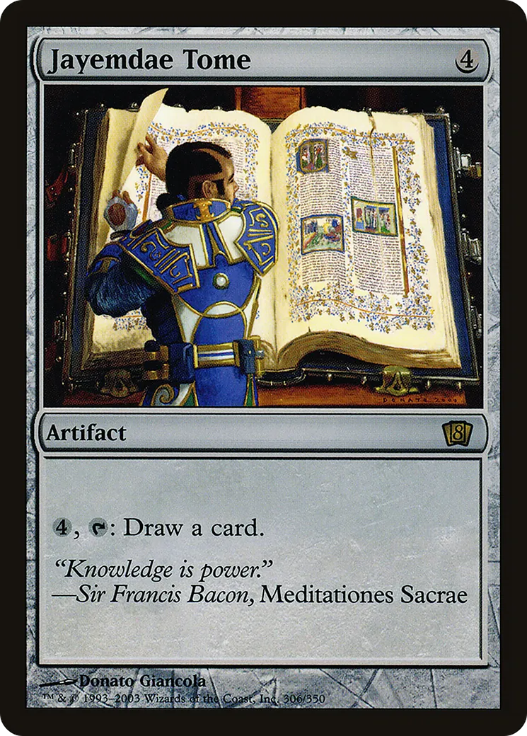 Jayemdae Tome — Eighth Edition — Magic: The Gathering