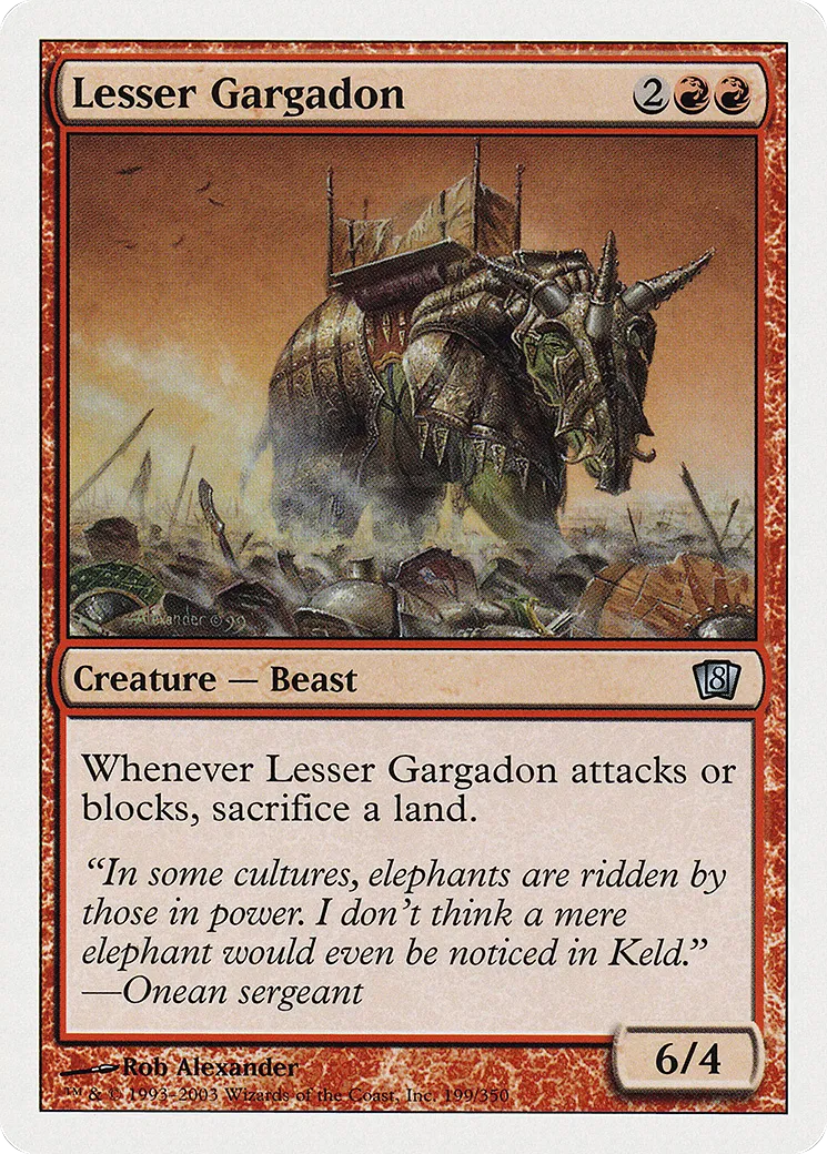Lesser Gargadon — Eighth Edition — Magic: The Gathering