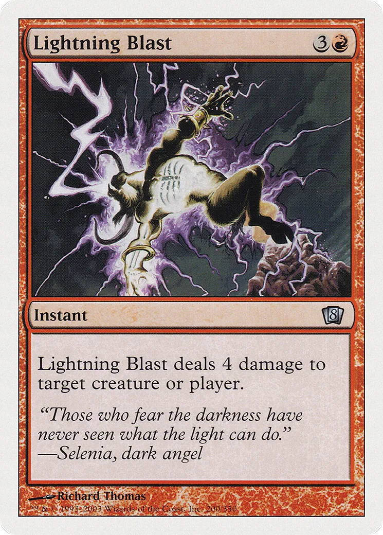 Lightning Blast — Eighth Edition — Magic: The Gathering