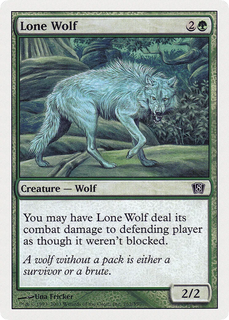 Loup solitaire — Eighth Edition — Magic: The Gathering