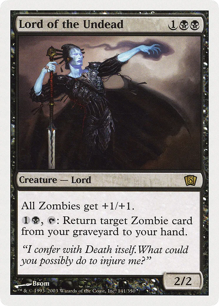 Seigneur des mort-vivants — Eighth Edition — Magic: The Gathering