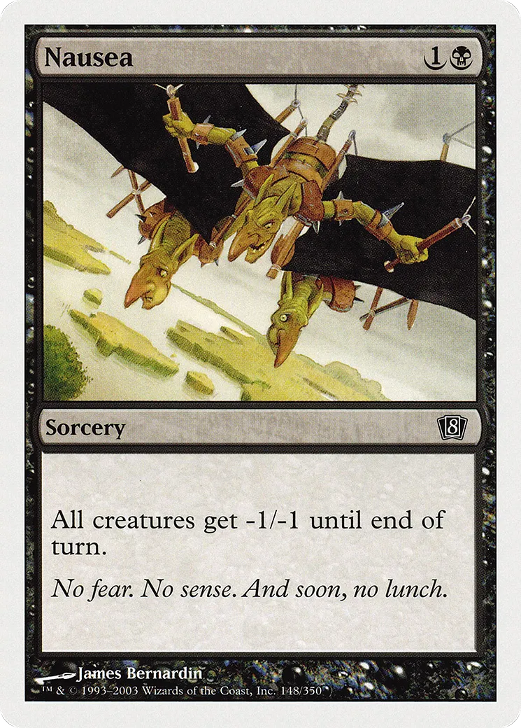 Nausea — Eighth Edition — Magic: The Gathering