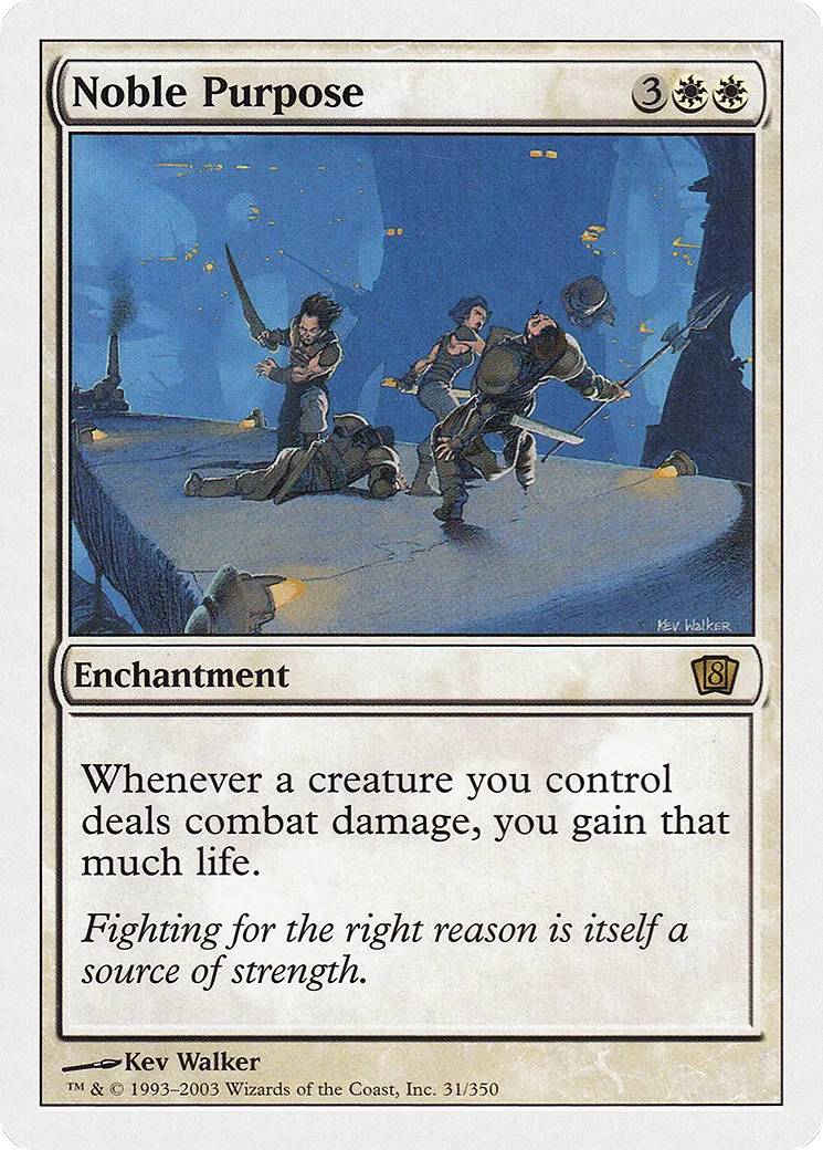 Noble Purpose — Eighth Edition — Magic: The Gathering