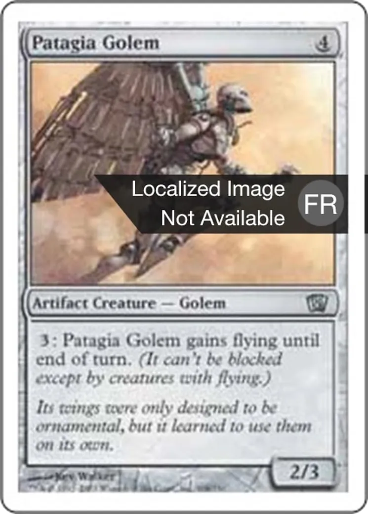 Golem à patagia — Eighth Edition — Magic: The Gathering