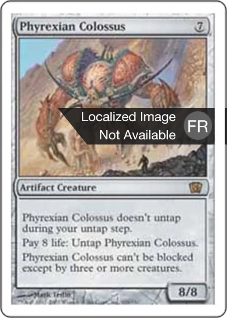 Colosse phyrexian — Eighth Edition — Magic: The Gathering